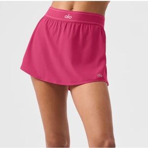 NWT ALO Match Point Tennis Pickleball Skirt Pink Summer Crush